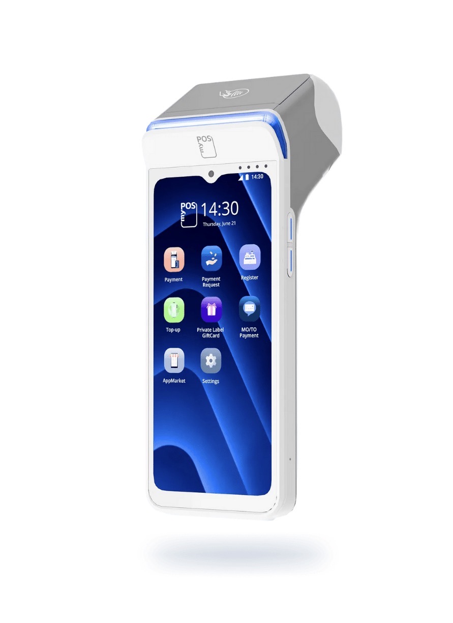 myPOS Ultra card payment terminal, front view